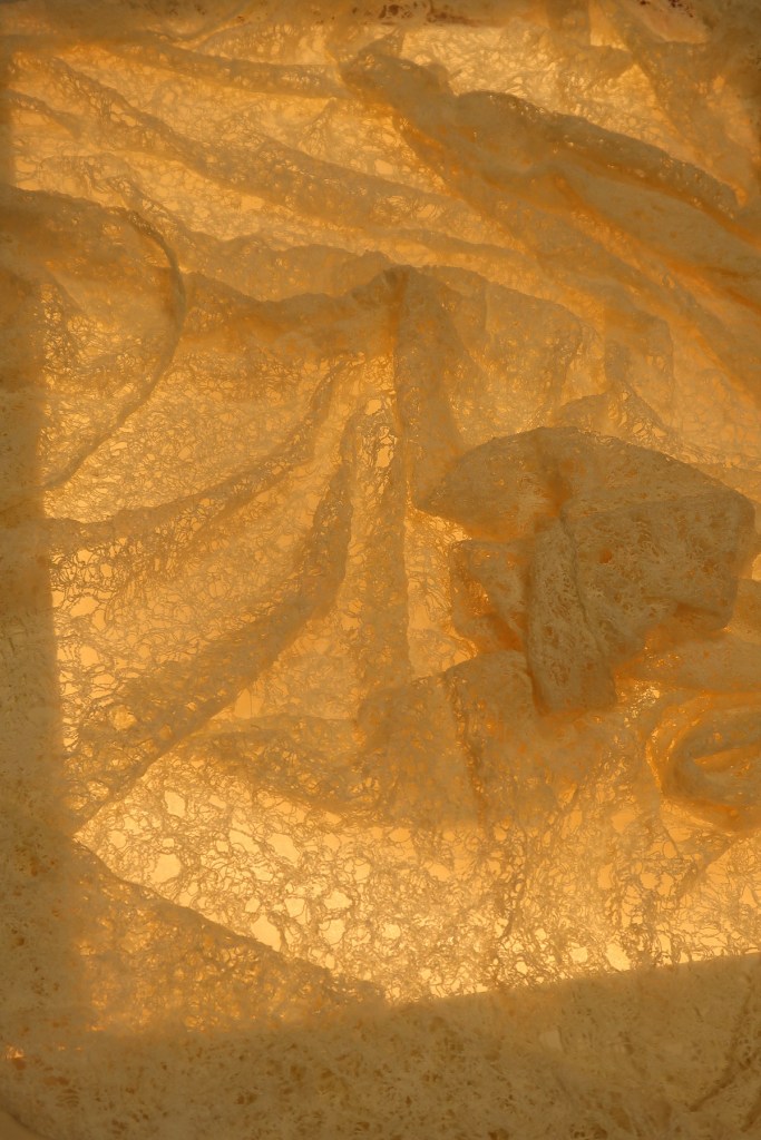Florence Régnier, Hot ice, Création textile Néphilart®, 2024
