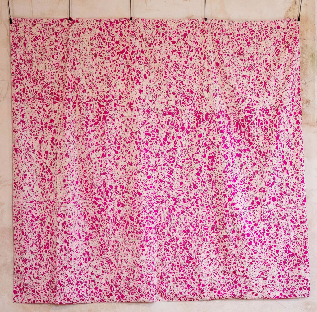 Florence Régnier, N'gola, textile Néphilart®, 2012