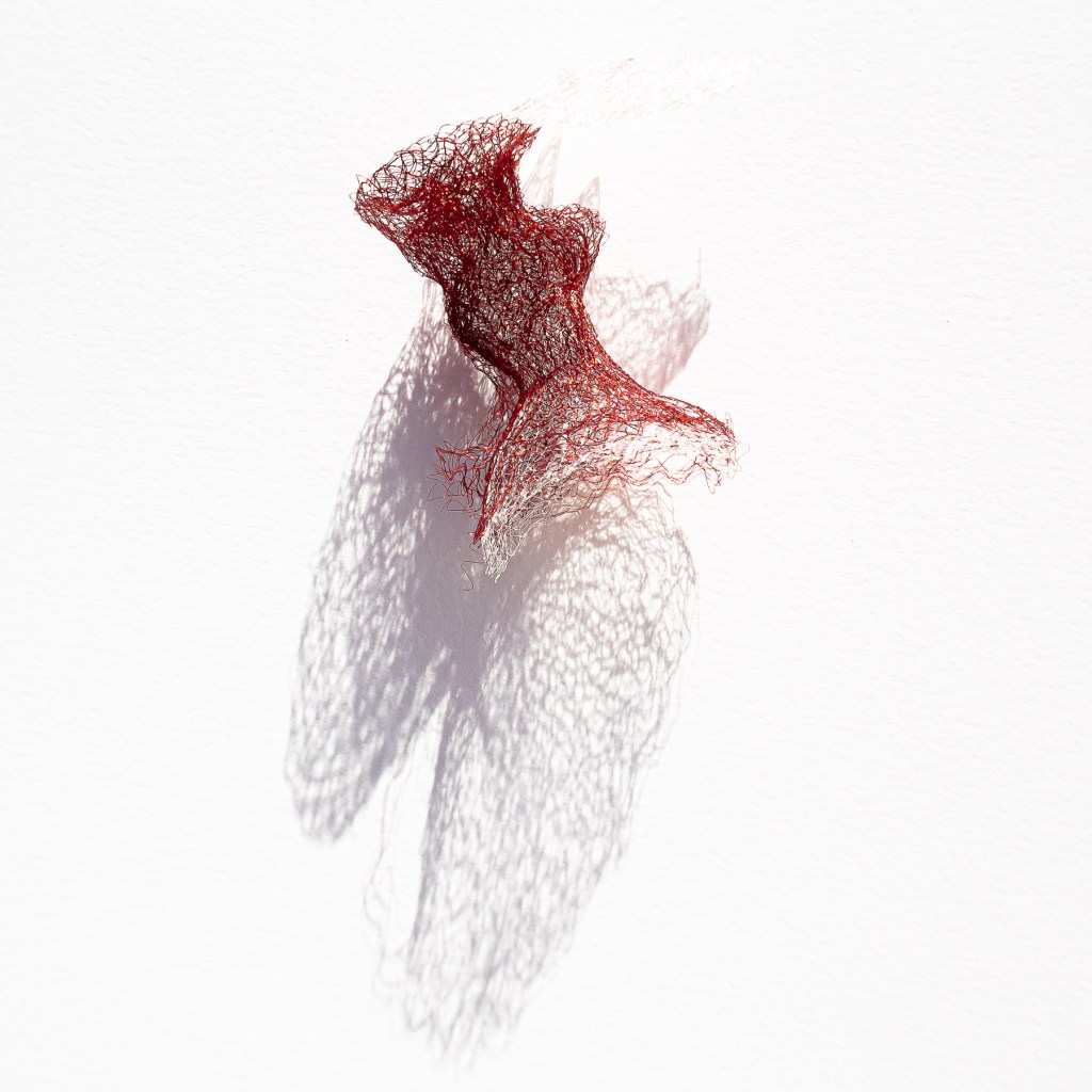 Florence Régnier, Microorganisme2054 #12, sculpture textile, 2025