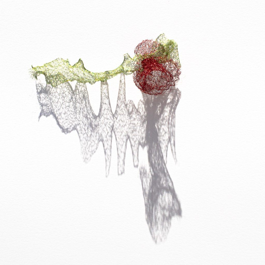 Florence Régnier, Microorganisme2054 #14, sculpture textile, 2025