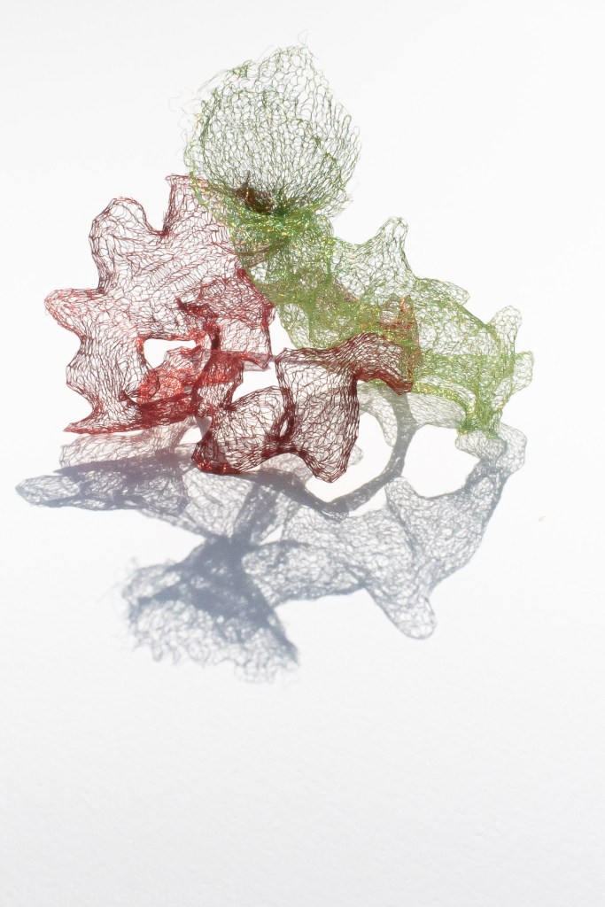Florence Régnier, Microorganisme2054 #1bis, sculpture textile, 2025
