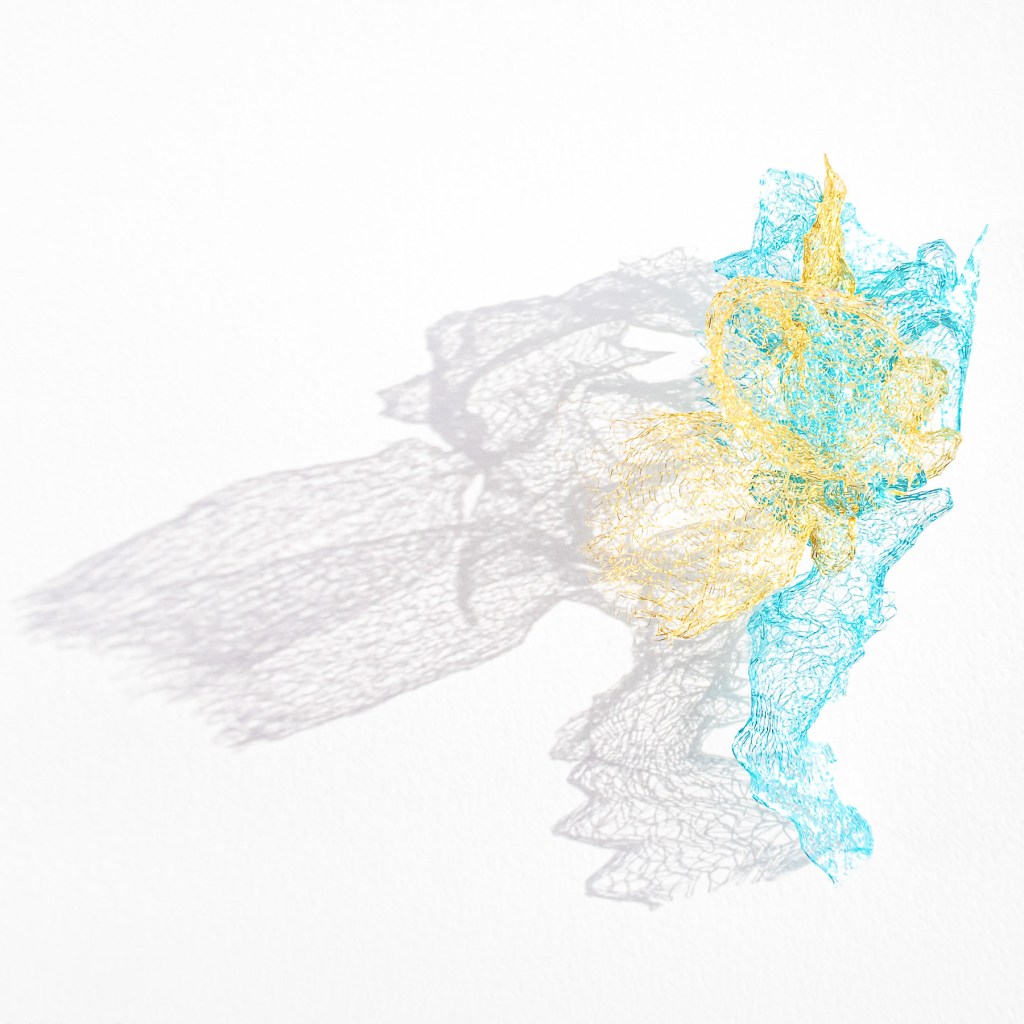 Florence Régnier, Microorganisme2054 #5, sculpture textile, 2025